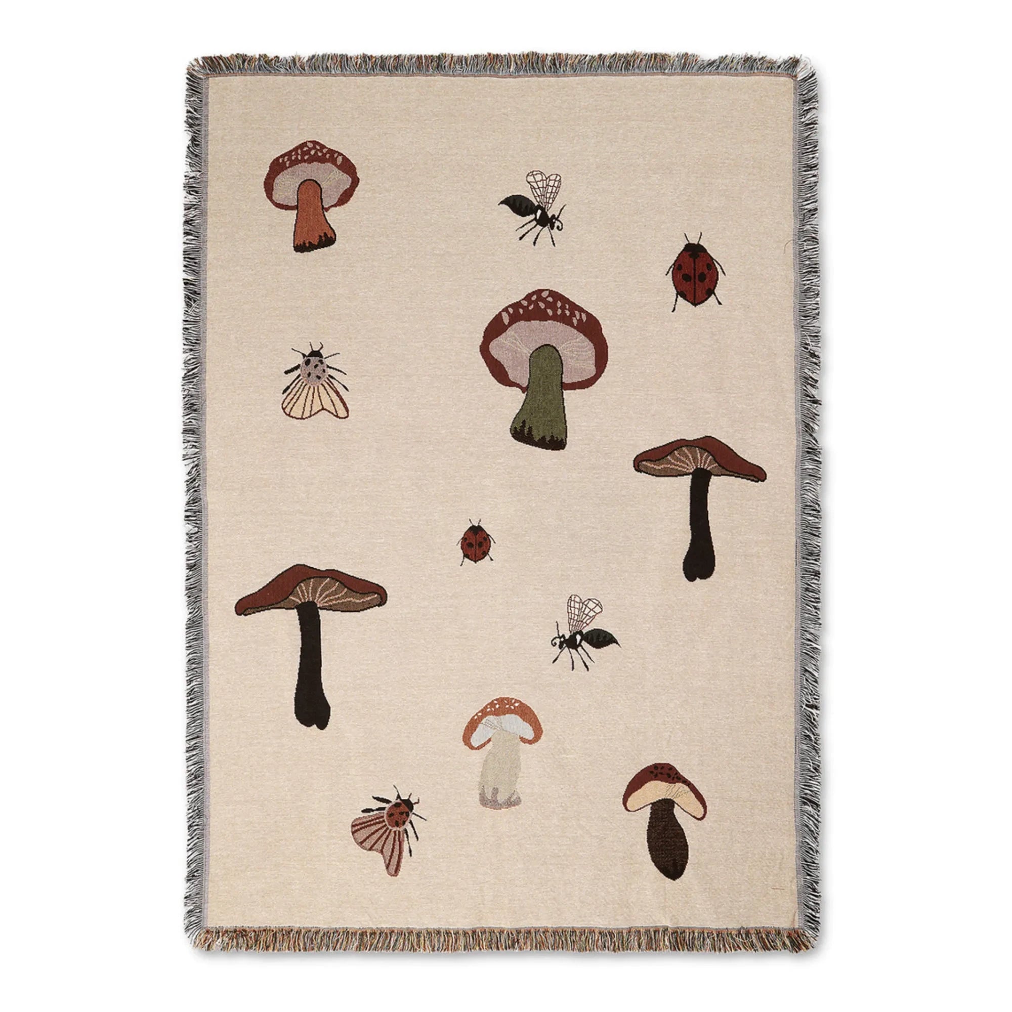 Ferm Living Kids – Hängeteppich „Wald“ | Beige