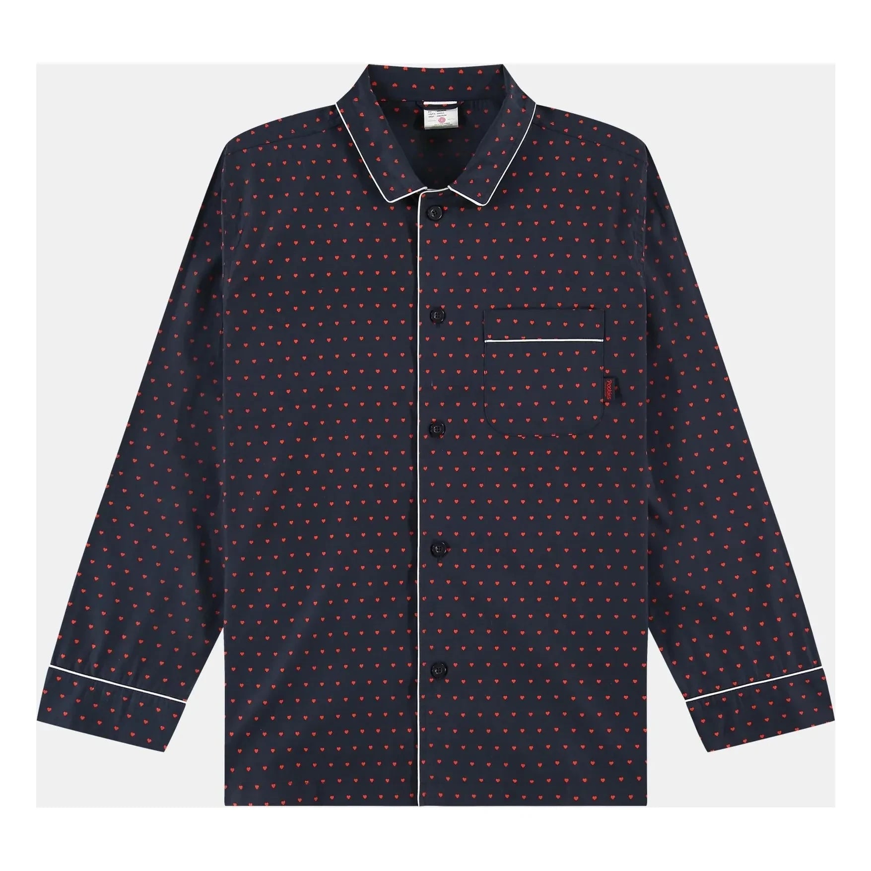 Pockies - Luv Pyjamahemd | Marineblau