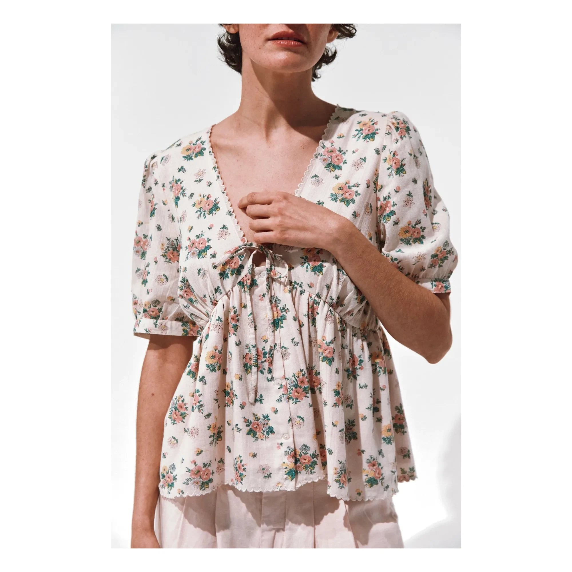 Emile et Ida - Bluse Borica | Ecru