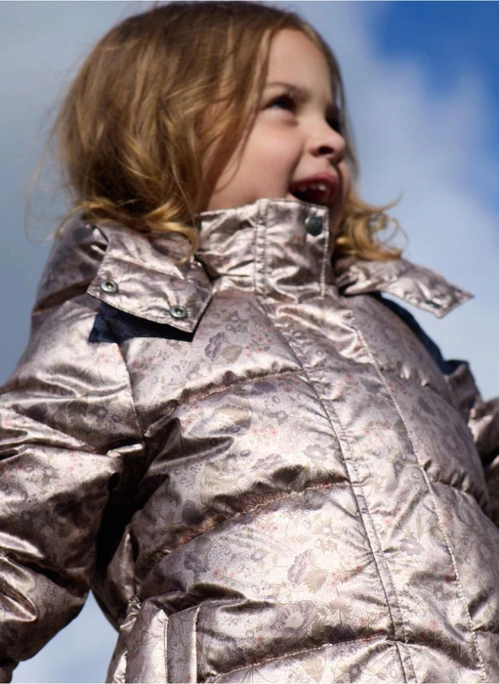 Wheat - Aus recycelten Fasern hergestellte Eli Fleurie gefütterte Jacke | Roségold