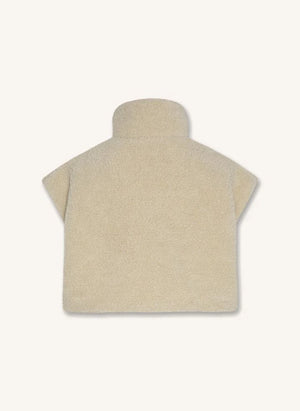 AO76 - Seilah Ärmellose Jacke | Creme