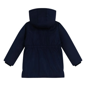 Petit Bateau - Gerader Parka mit elastischer Taille | Marineblau