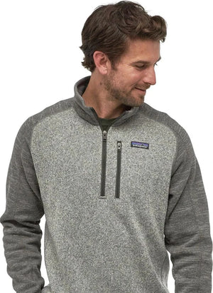 Patagonia - Better 1/4 Fleece-Pullover | grau meliert