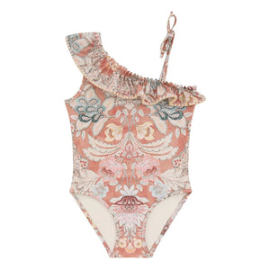 Zimmermann - Asymmetrischer Badeanzug mit Blumenmuster "Daylight" | Staubrosa