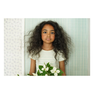 Soor Ploom - Pouf Vagues T-Shirt Bio-Baumwolle | Salbei