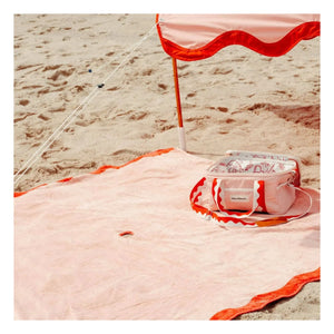 Business & Pleasure Co. – Perforiertes Strandtuch | Rosa