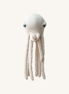 Bigstuffed - Albino Dev Octopus Plüschspielzeug 60 cm | Weiß