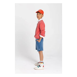 Smallable Kid - Arlo Sweatshirt aus Bio-Baumwolle | Dunkelrot