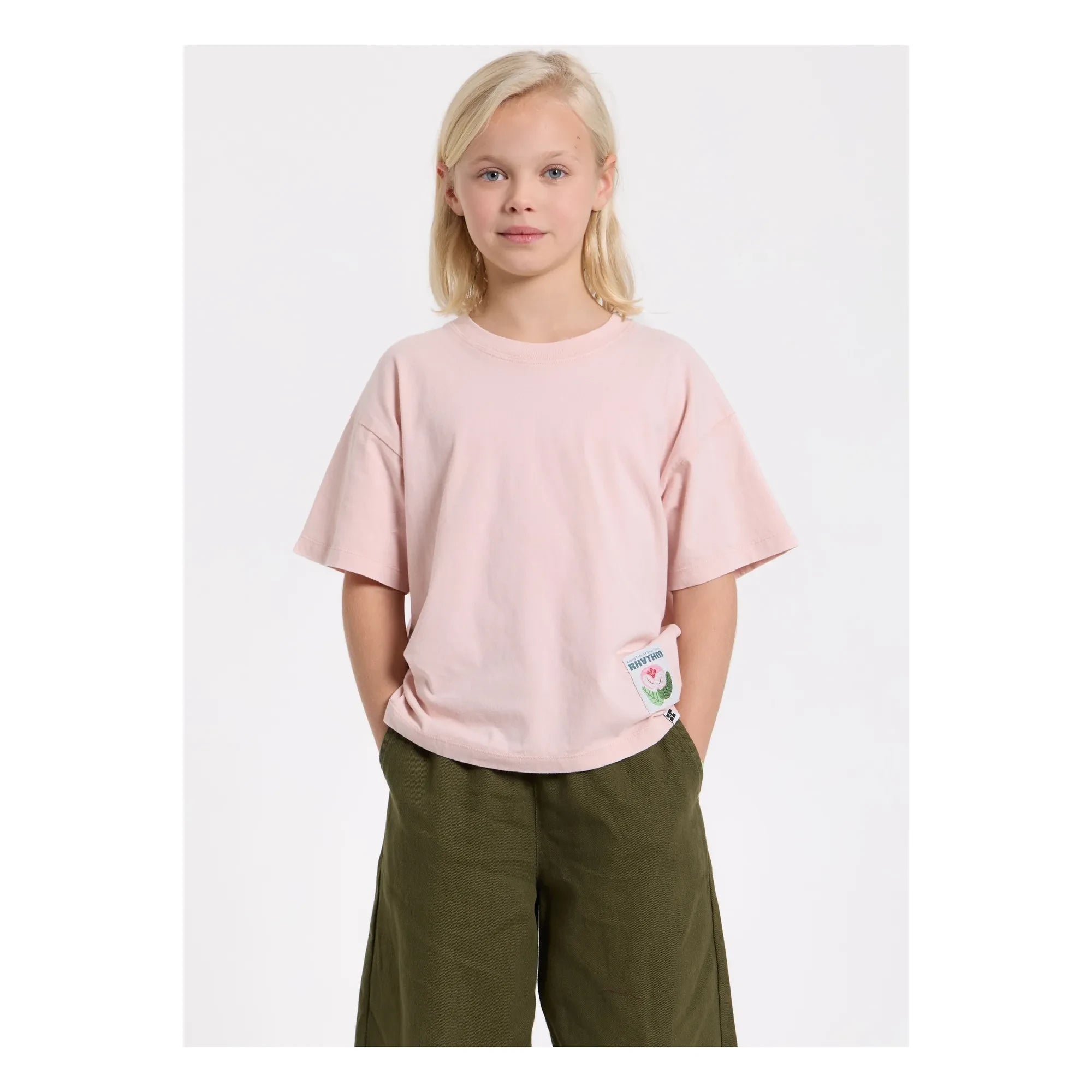 Hundred Pieces - Luna T-Shirt aus Bio-Baumwolle | Puderrosa