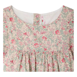 Bonpoint – Lysiane Fleurie Rüschenkleid aus Bio-Baumwolle | Rosa