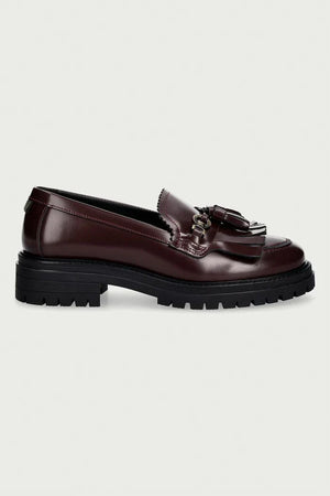 Barbour Damen Leder Loafer Ava