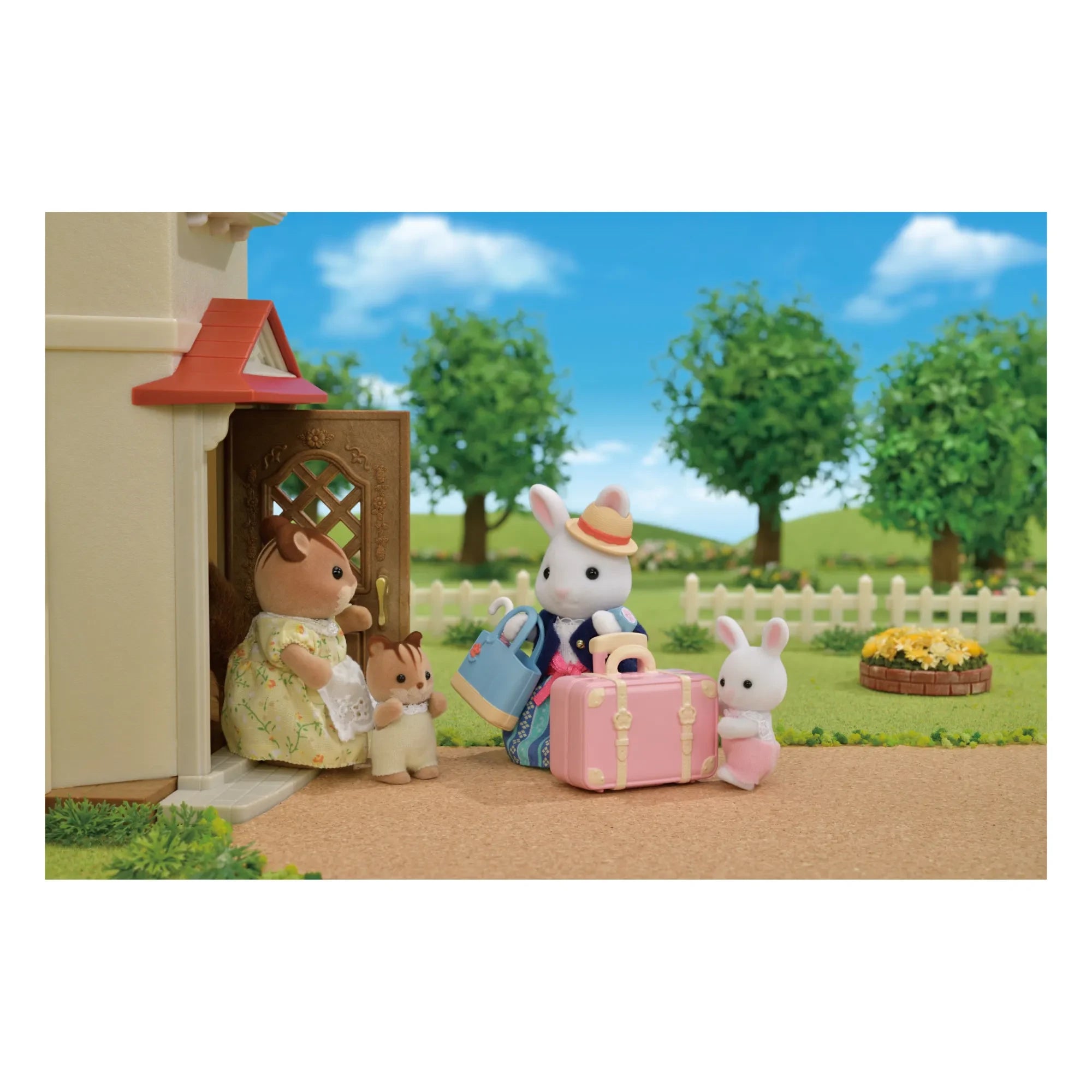 Sylvanian Families - Mutter Schneehase und Koffer
