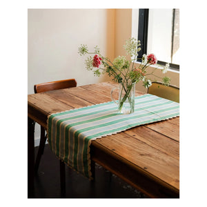 Tarta Gelatina - Tischdecke aus Bio-Baumwolle | Blau
