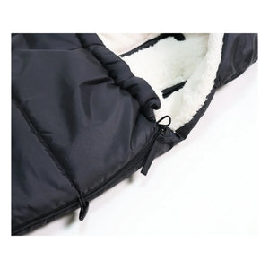 Kaiser - Sherpa Fleece Hoody 2.0 Universeller Fußsack | Schwarz