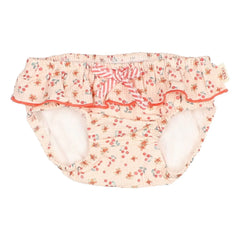 Búho - Seersucker Bloomer mit Blumenmuster | Peach
