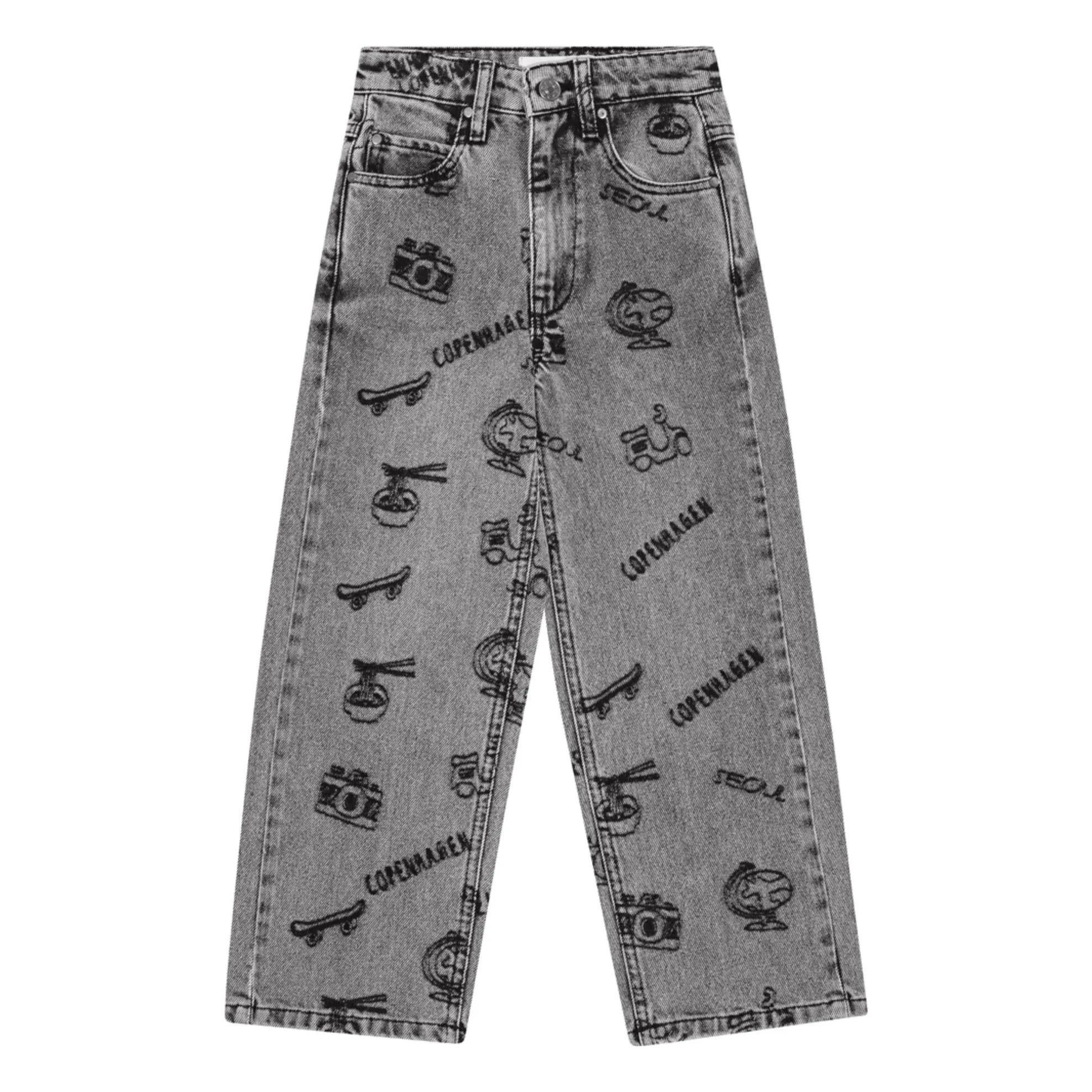 brunobruno nation - Malta Reise Bio-Baumwoll-Jeans | Grau