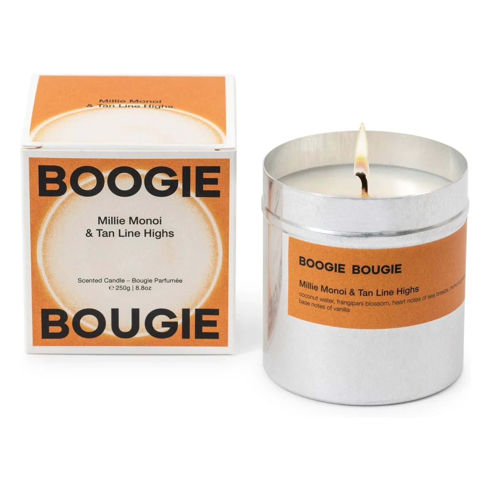 Boogie Bougie - Millie Monoi & Tan Line Highs Kerze