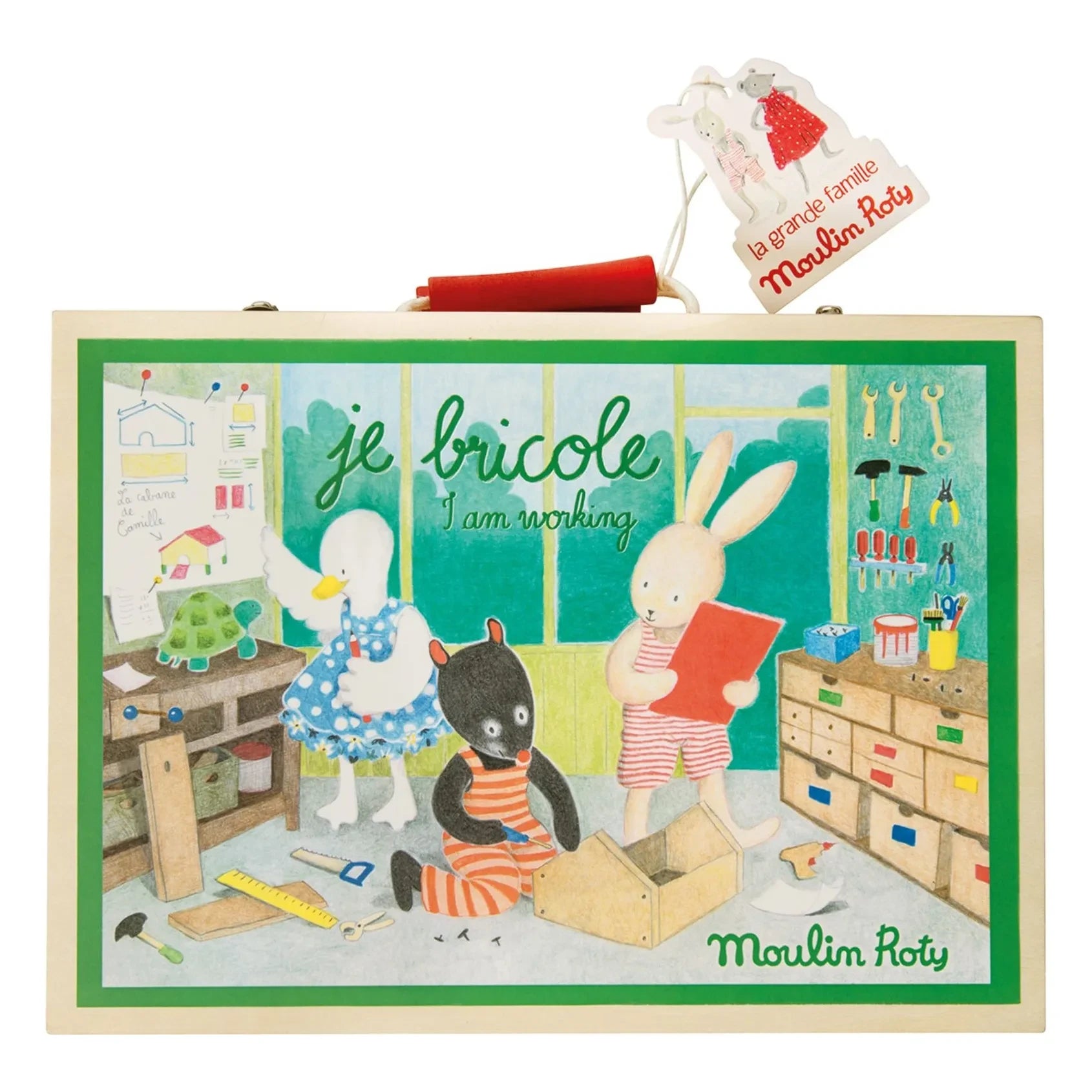 Moulin Roty - La Grande Famille selbstgemachter Koffer