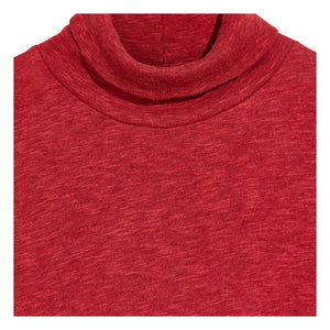 Bellerose - Mamie gerippter Rollkragenpullover | Kirschrot