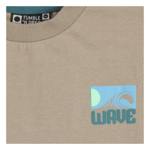 Tumble N'Dry – Solomon Islands Oversize T-Shirt aus recycelter Baumwolle | Sandbraun