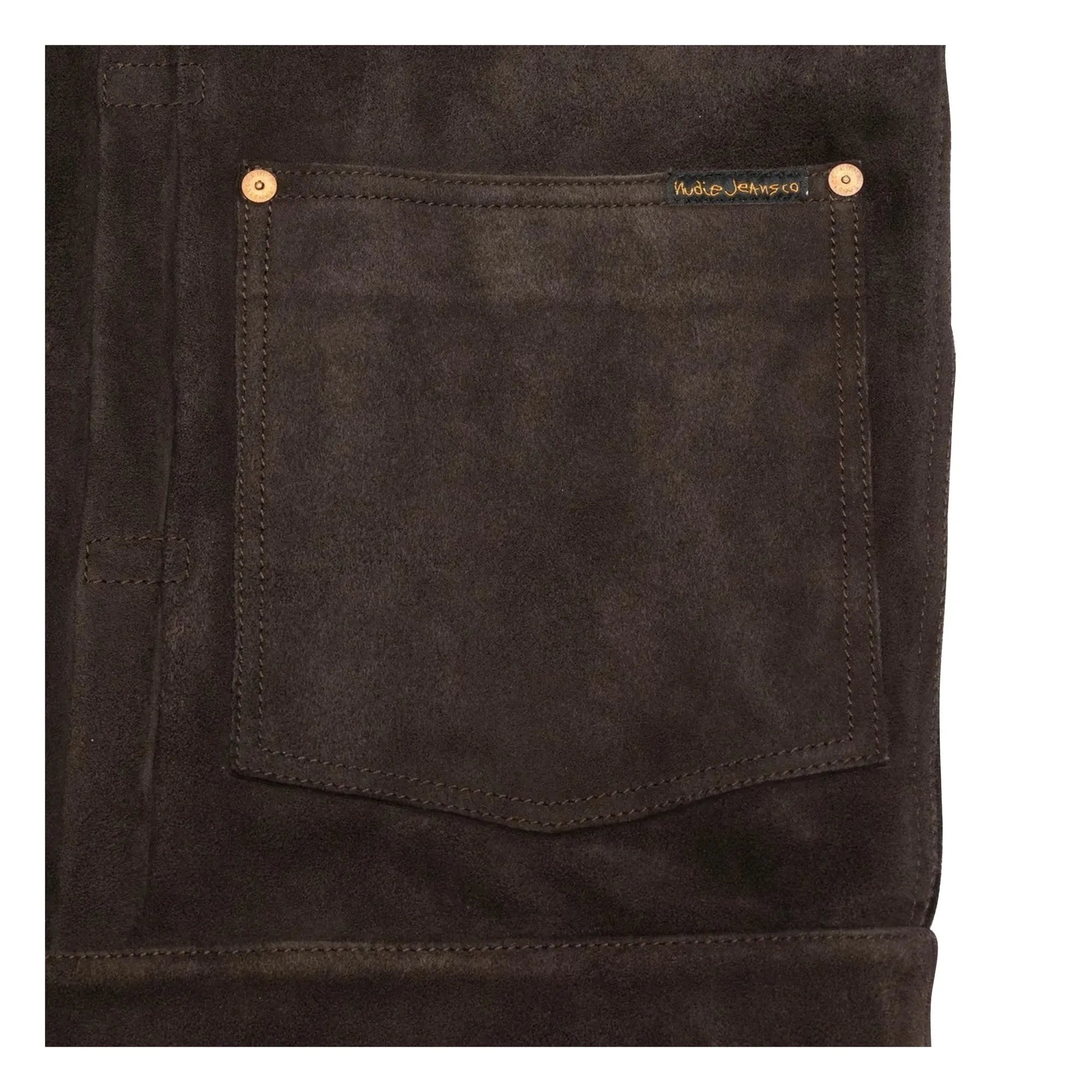 Nudie Jeans - Dante II Wildlederjacke | Dunkelbraun