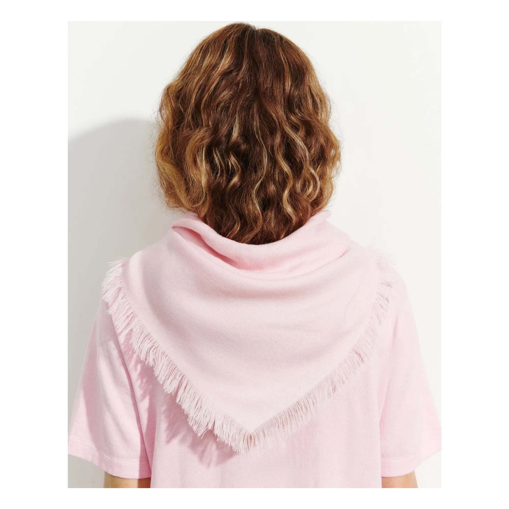 Bompard - Mini Twill Kaschmirschal | Rosa