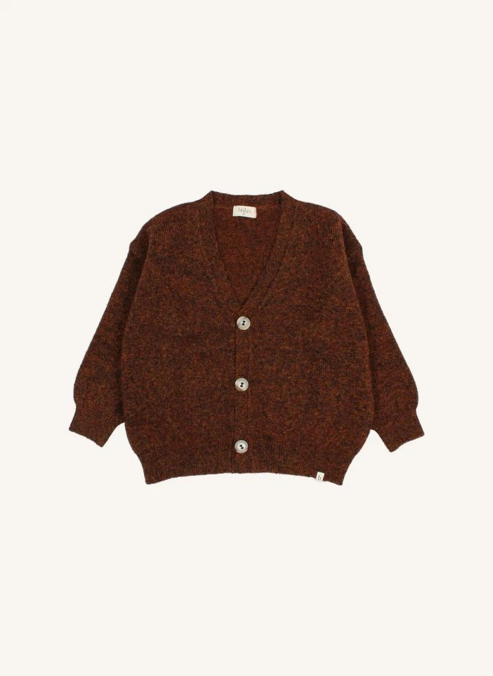 Búho - Cardigan aus recycelten Fasern | Braun