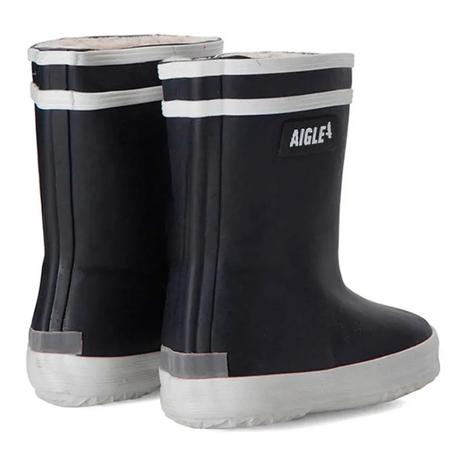 Aigle - Baby Flac gefütterte Regenstiefel | Marineblau