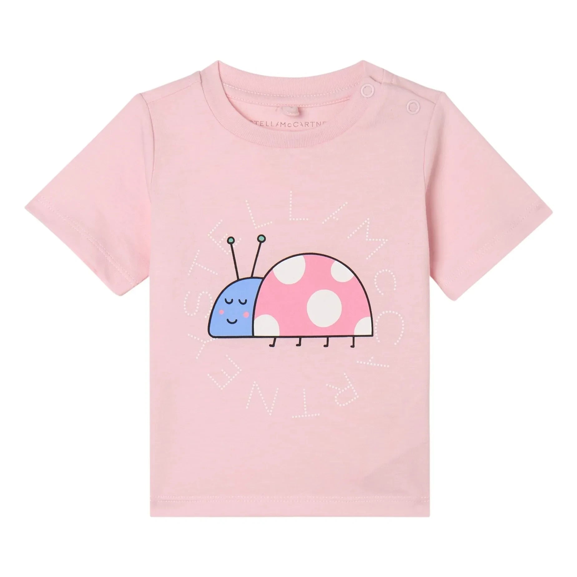 Stella McCartney Kids - Coccinelle T-Shirt aus Bio-Baumwolle | Rosa