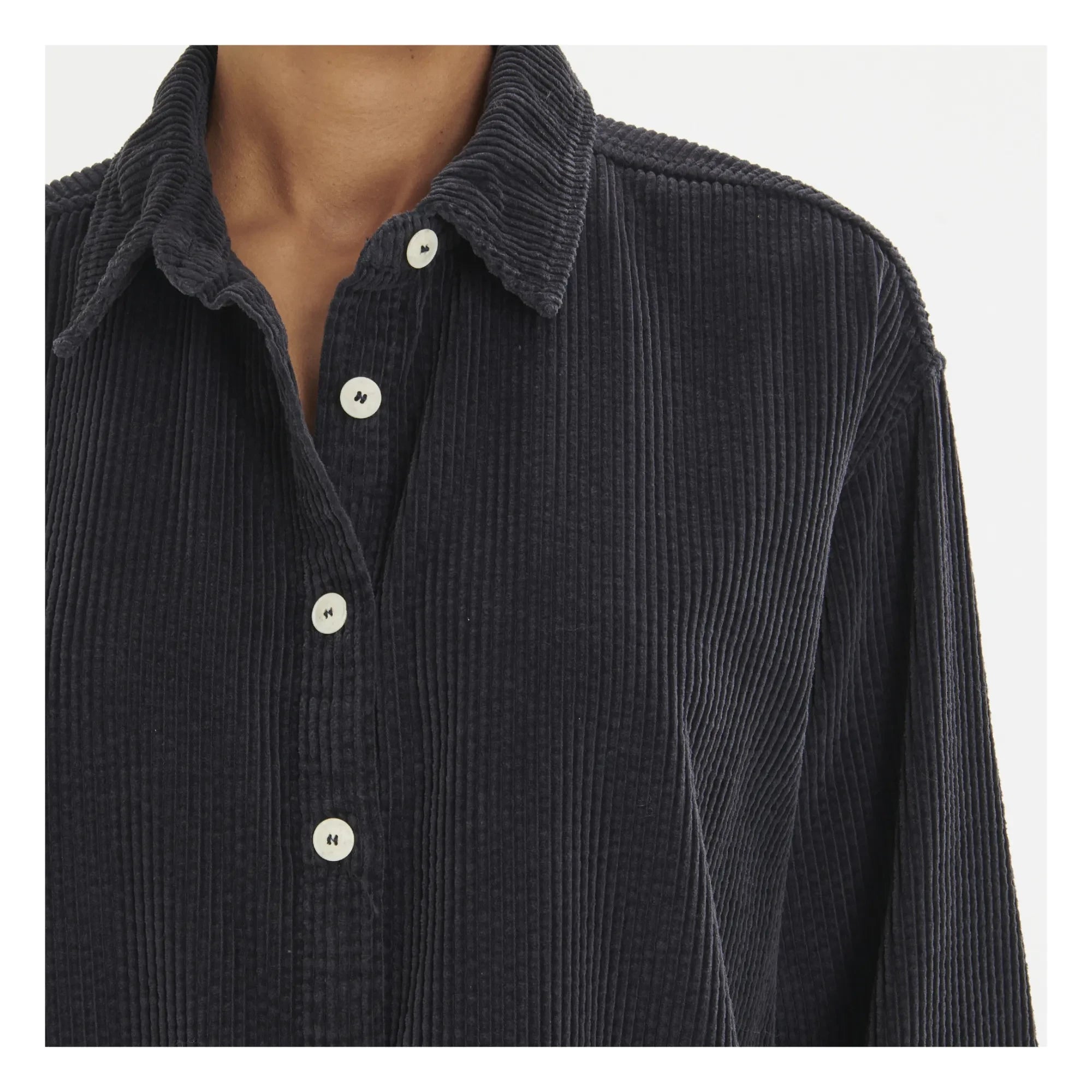 American Vintage - Padow Cord-Overshirt | Carbon