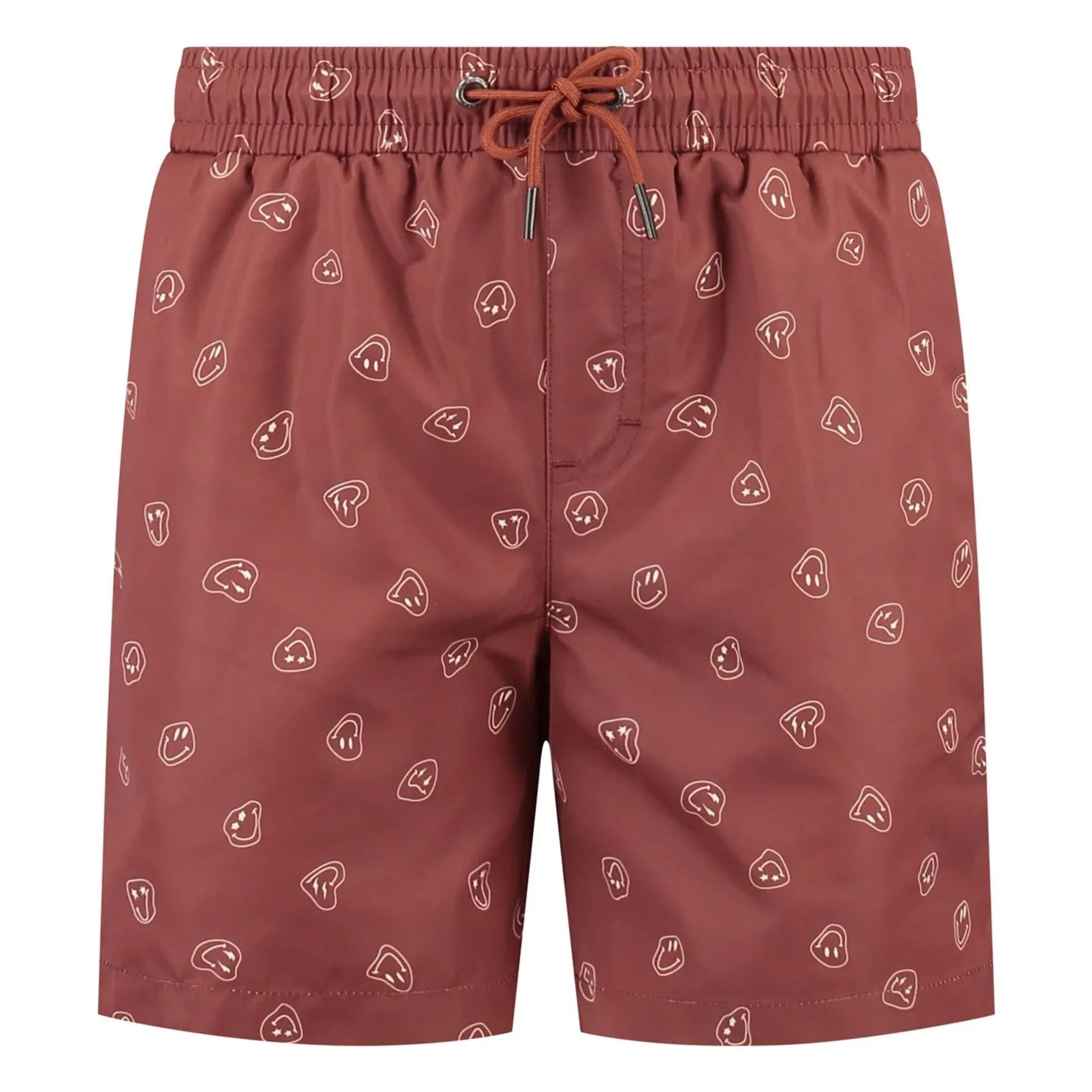 Beachlife - Smiley Badeshorts | Bordeaux