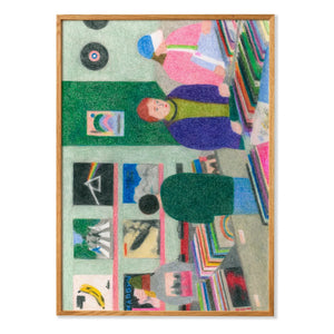 Paper Collective - Vinyl Shop Poster von Line Hachem