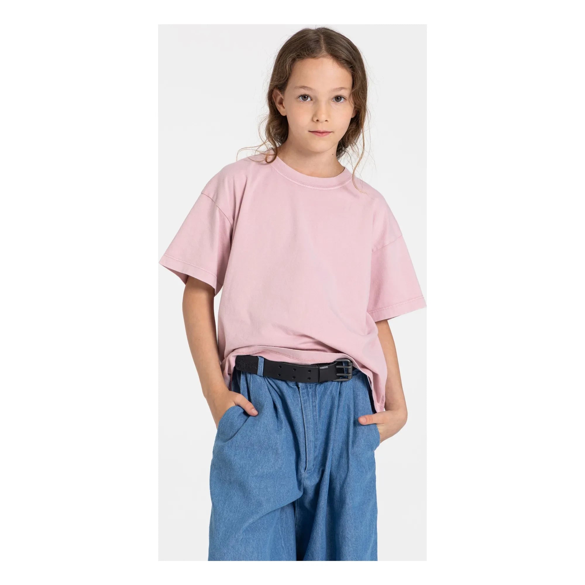 Smallable Kid - Liv T-Shirt Bio-Baumwolle | Puderrosa