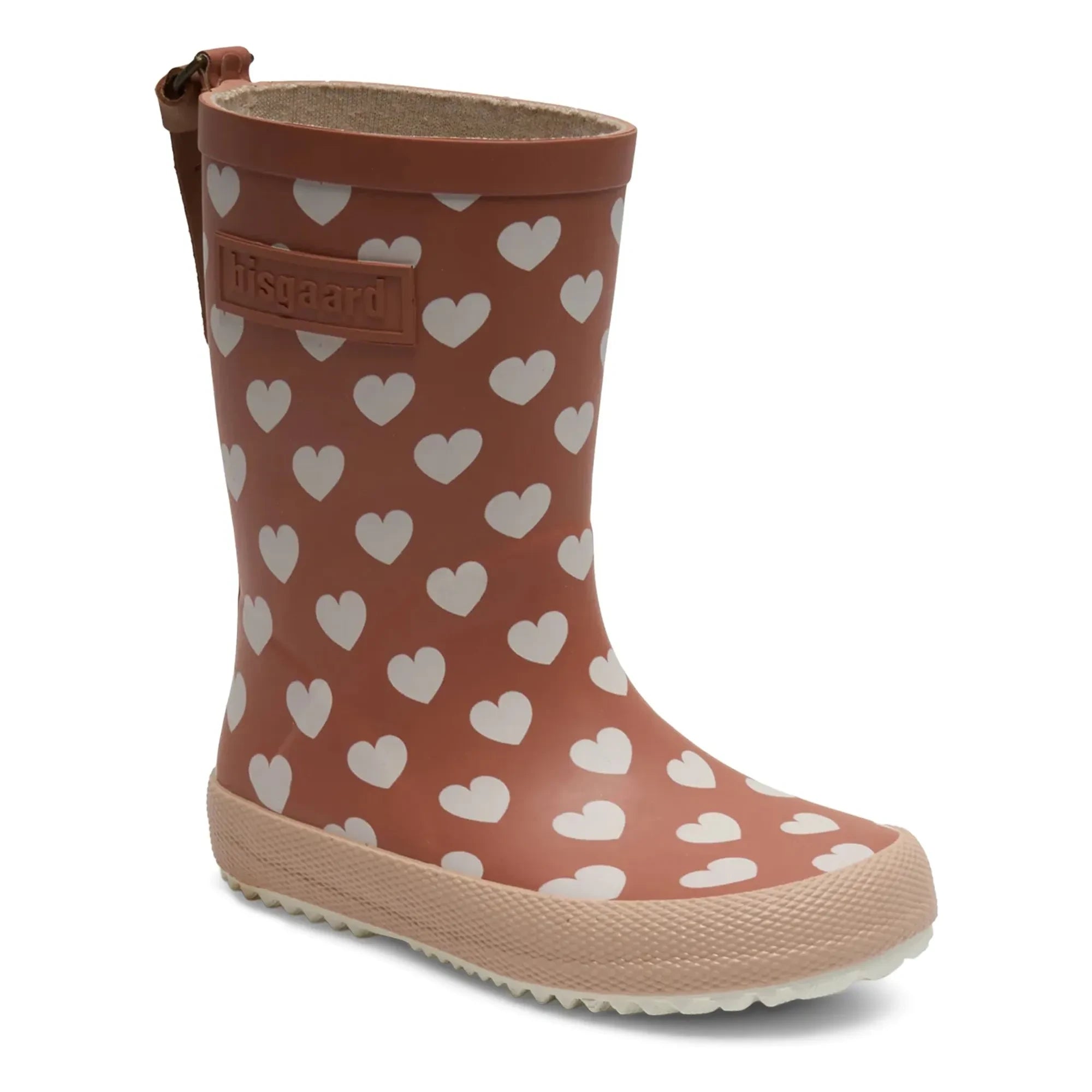bisgaard - Gummistiefel mit Herzchen | Altrosa