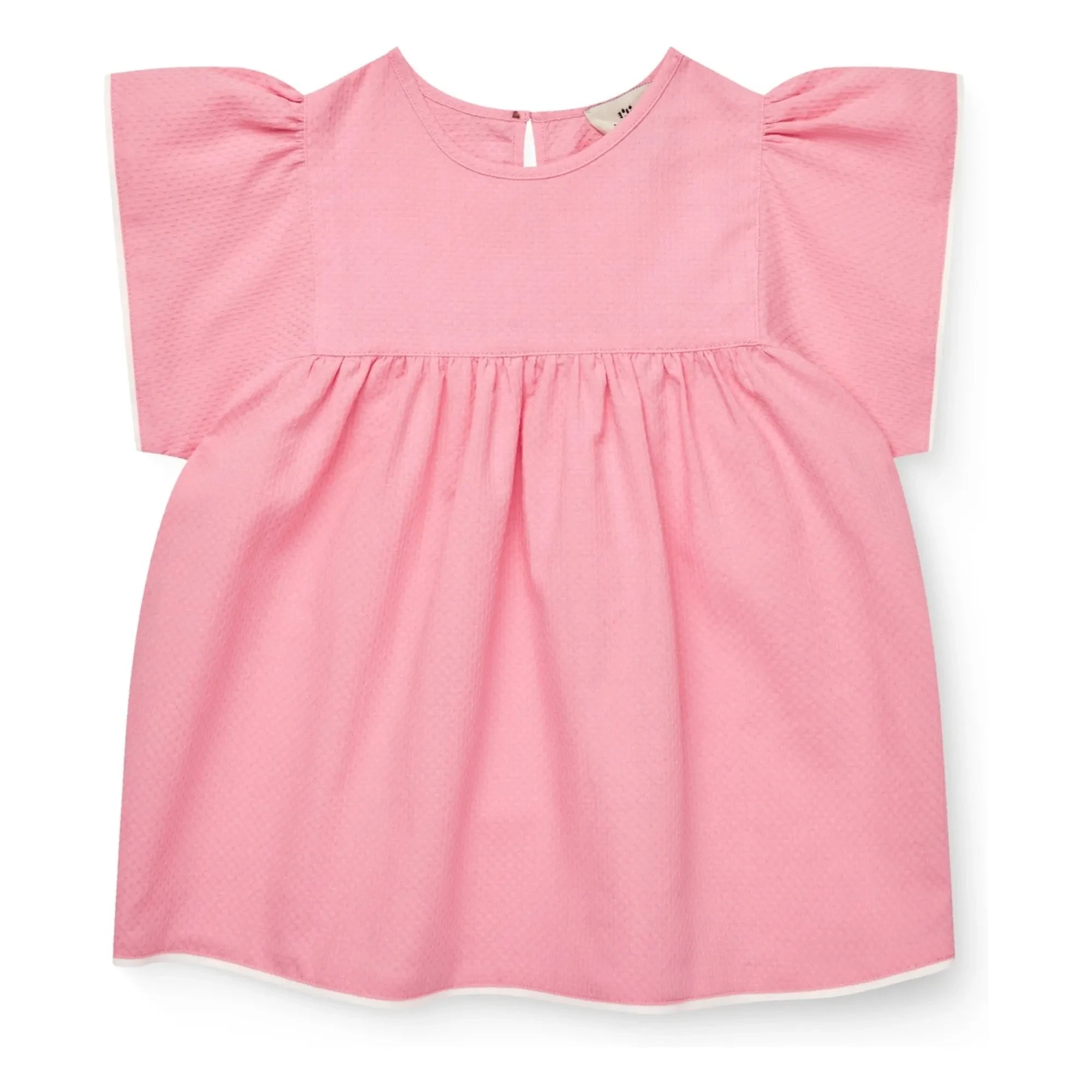 Copenhagen Colors - Bio-Baumwoll-Bluse mit Rüschen | Puderrosa