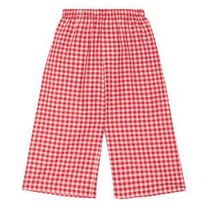 SISSEL EDELBO - Saxo Vichy Hose - Kinderkollektion | Rot