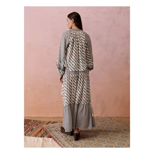 Boteh - Levante Bluse | Grau