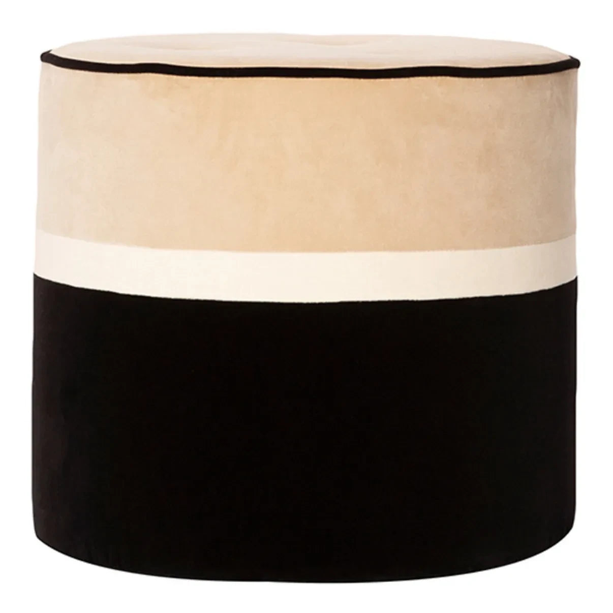 Maison Sarah Lavoine - Léo Pouf aus Samt | Beige