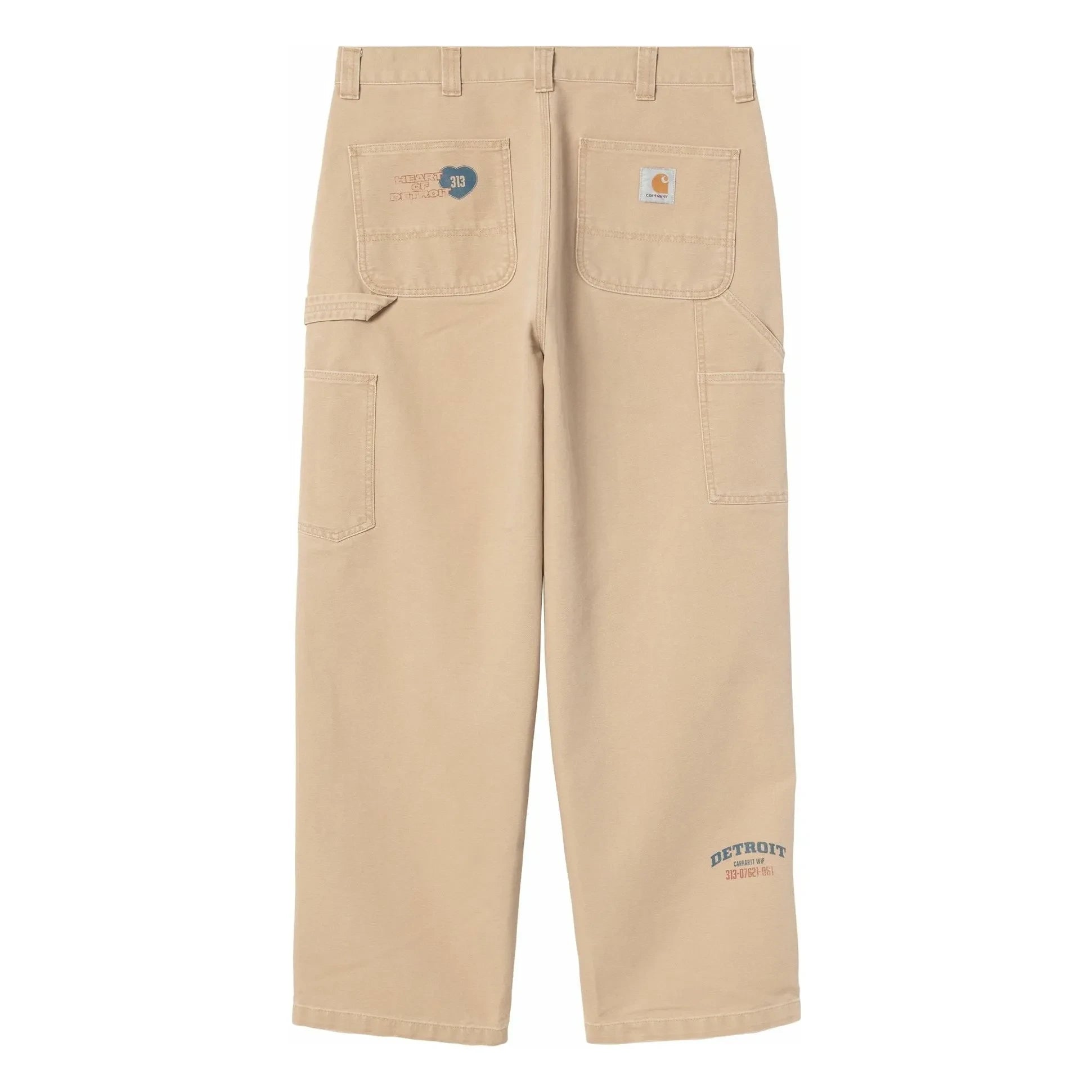 Carhartt WIP - OG Single Knee Grafik Dearborn Bio-Baumwoll-Hose | Beige