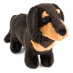 La Pelucherie - Plüschtier Dackel Eugène 25 cm | Schwarz