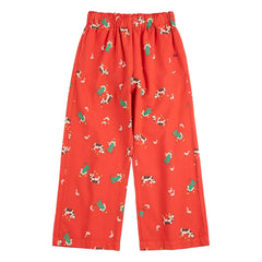 Bobo Choses - Bio-Baumwoll-Hose Bauernhof | Rot