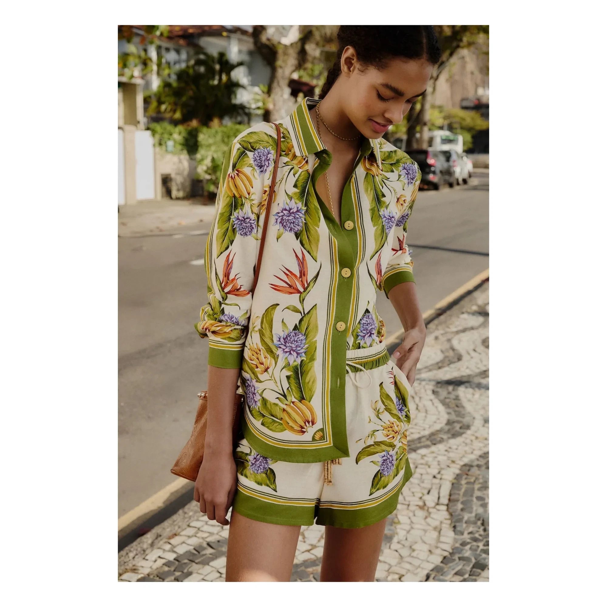 Farm Rio - Tropische Shorts | Sand