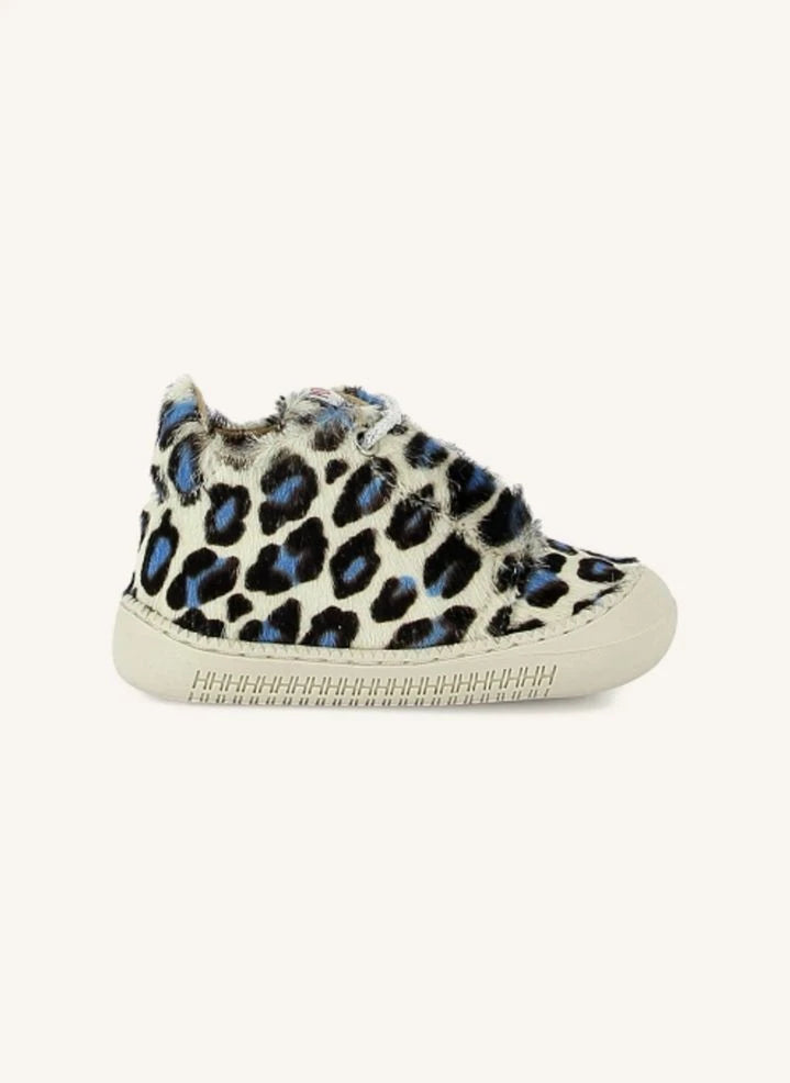 Pom d'Api - Yaka Speed Leopard Sneakers | Weiß