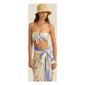 Soleil Soleil - Posy Bio-Baumwollschal | Beige