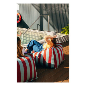 Nobodinoz - Lenny Outdoor Pouf Sitzkissen | Toffee