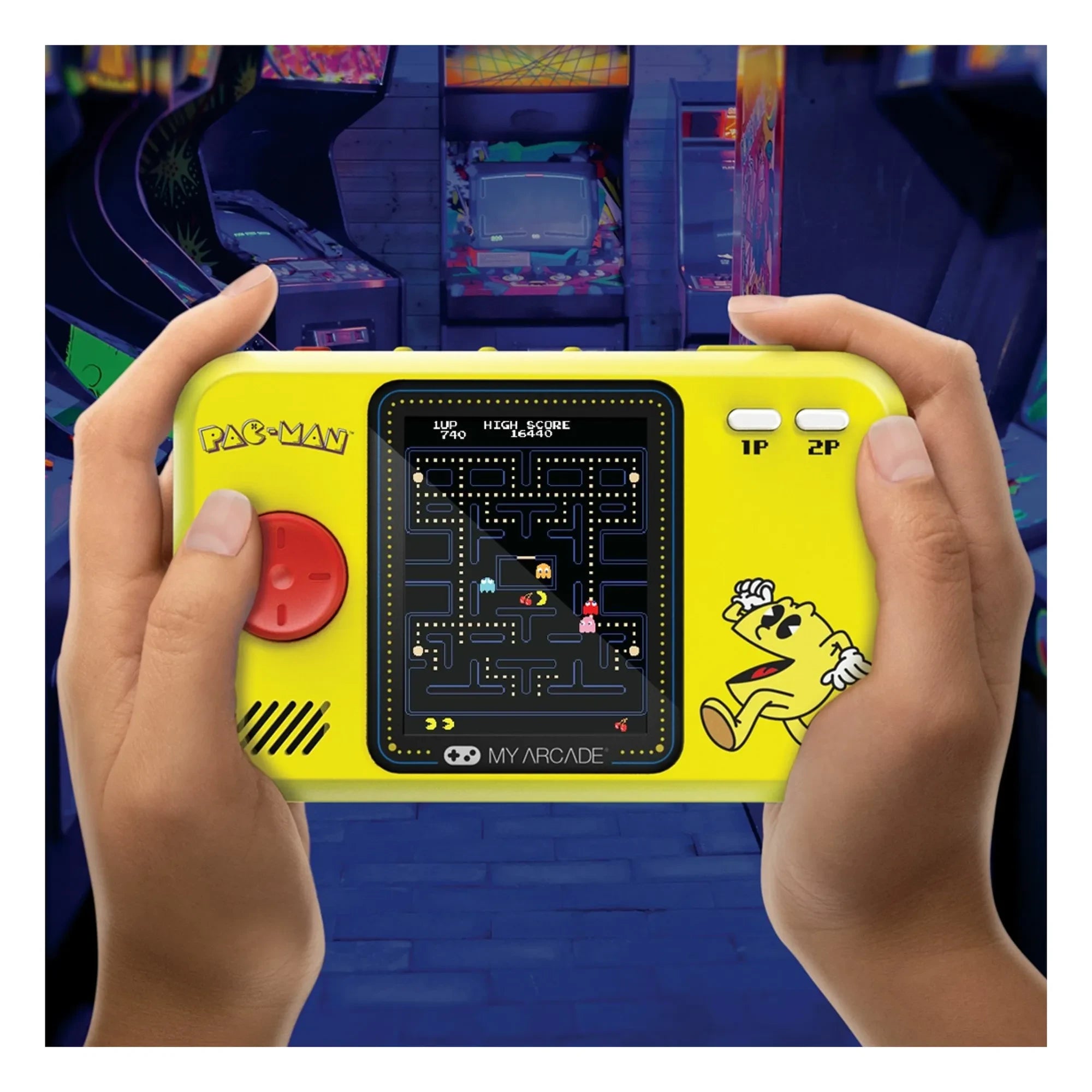My Arcade – Pac-Man-Spielkonsole mit Hülle