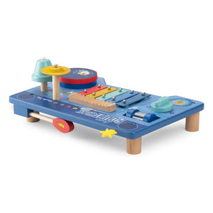 Moulin Roty - Musikalischer Spieltisch Puce & Pilou | Blau
