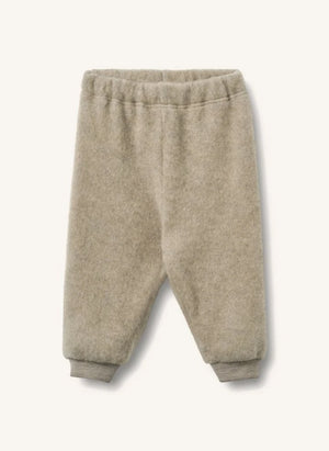 Wheat - Kinnie Merino Yünlü Polar Pantolon | Haki