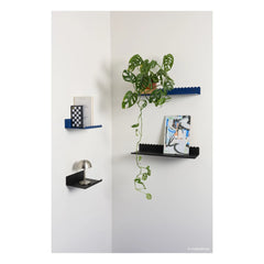 Nobodinoz - Vibes Wandregal 20x16 cm | Schwarz