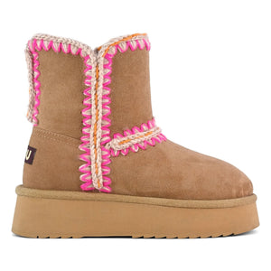 Mou - Norfolk Kompensationsstiefel Sweden | Rosa